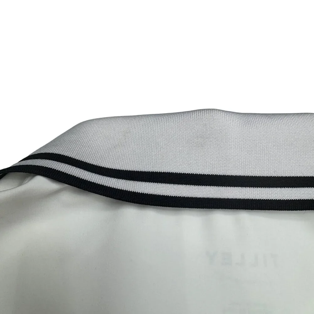 NWT Tilley Sleeveless Polo Dress Golf/Tennis Womens Large White Small Snag/Stain - Picture 9 of 13